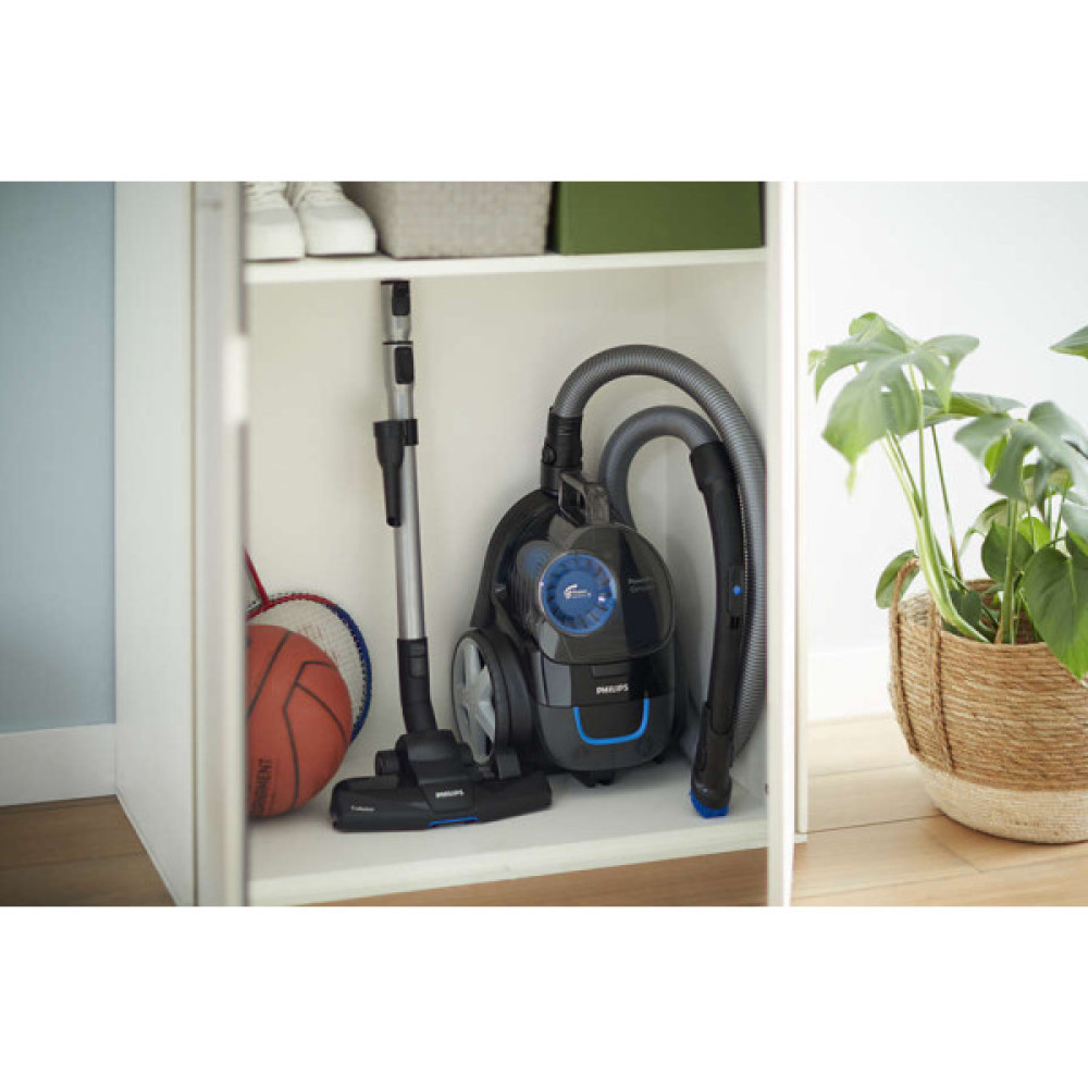 Пилосос Philips контейнерний PowerPro Compact, 900Вт, конт пил -1,5л, НЕРА13, чорний
