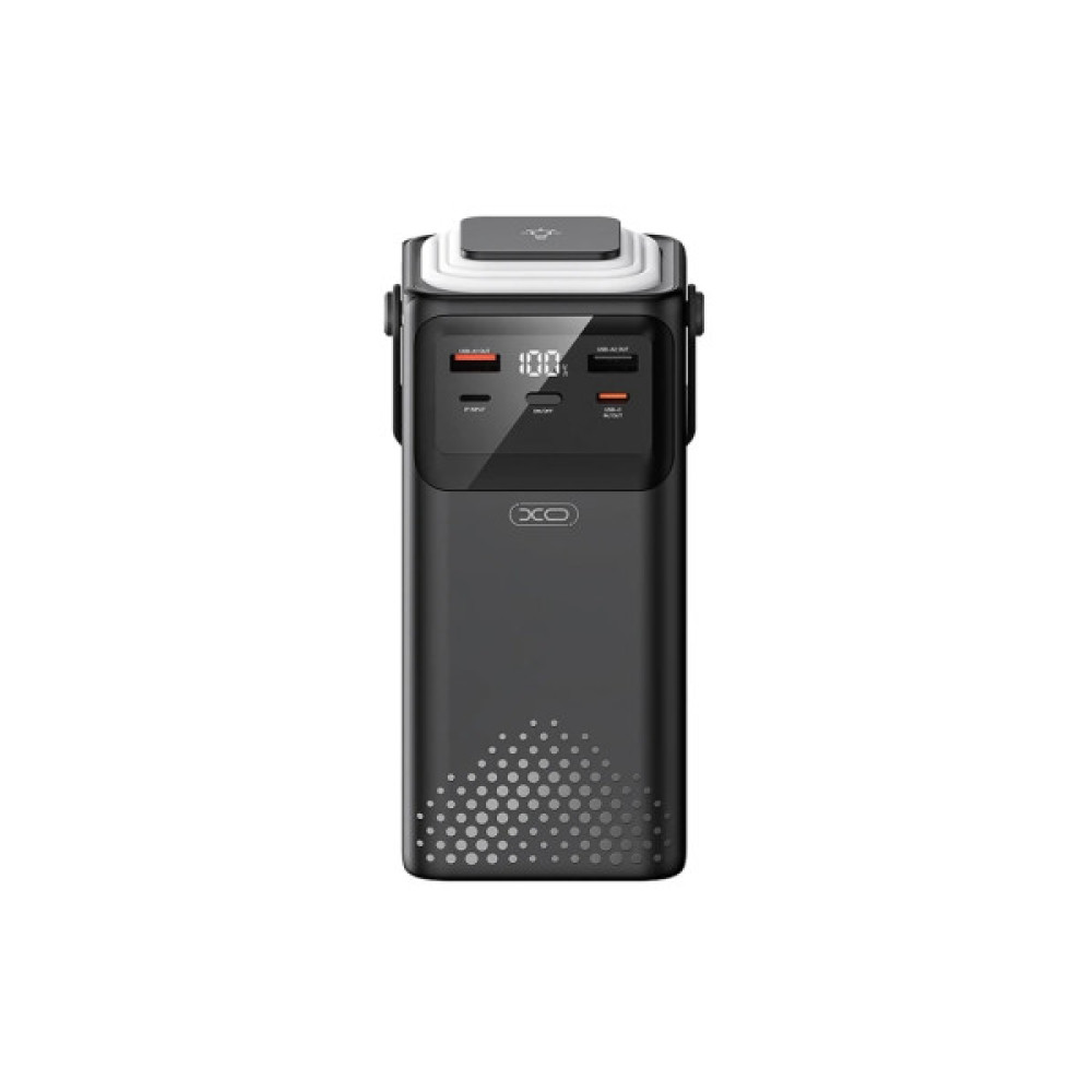 Батарея універсальна XO 50000mAh, PD/20W, QC/22,5W, Lamp, black (XO-PR286-BK)