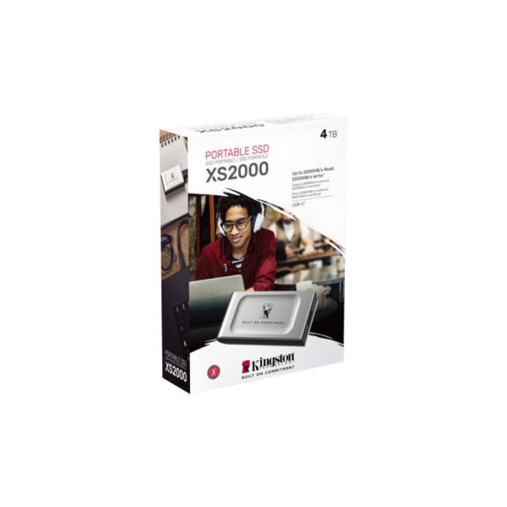 Накопичувач SSD USB Type-C 4TB XS2000 Kingston (SXS2000/4000GA)