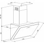 Витяжка кухонна GRANADO Vivares 1614-1200 white glass (GCH336455) Витяжка кухонна GRANADO Vivares 1614-1200 white glass (GCH336455)