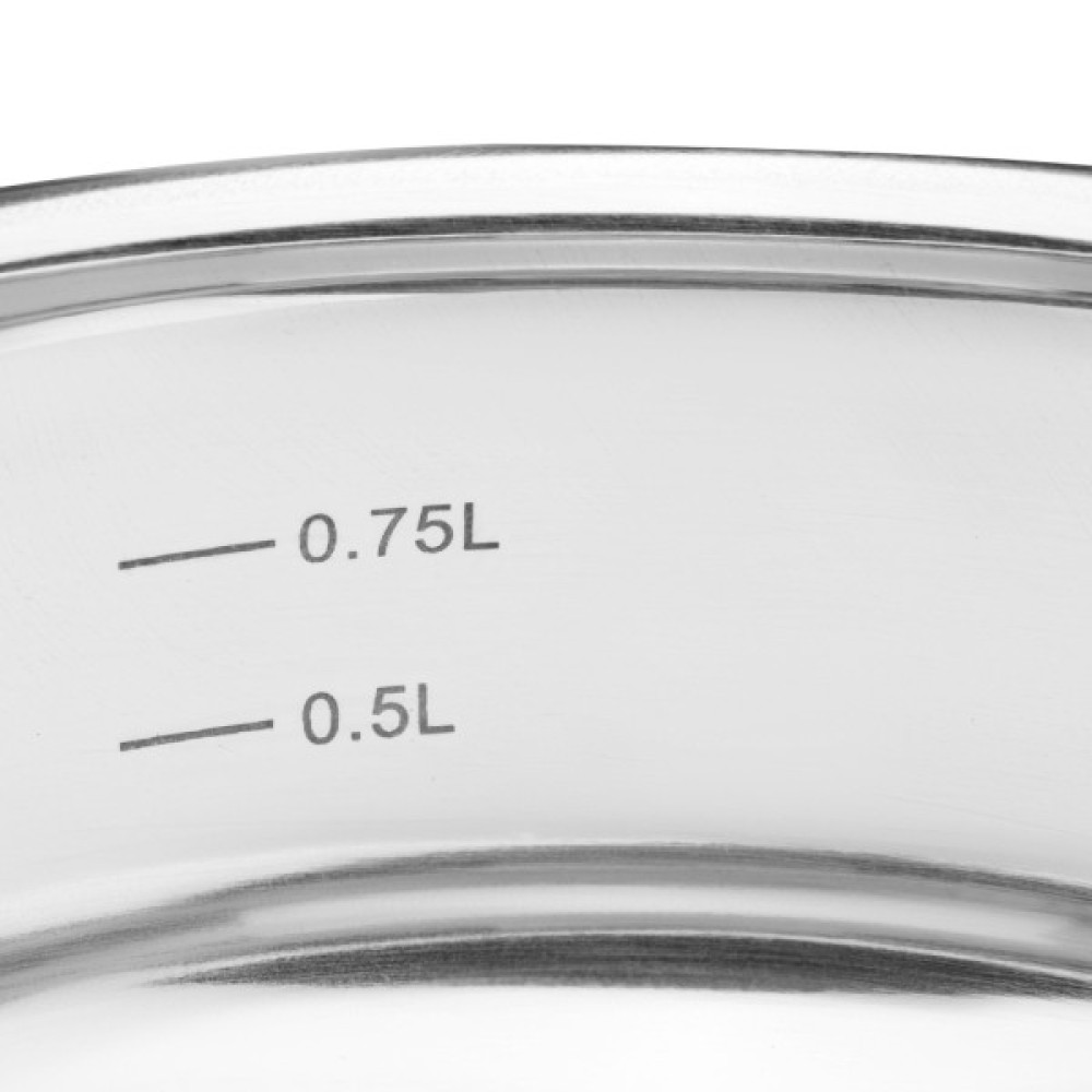 Ківш Ardesto Gemini Liguria, 1.3л, нержавіюча сталь (AR4313GB)