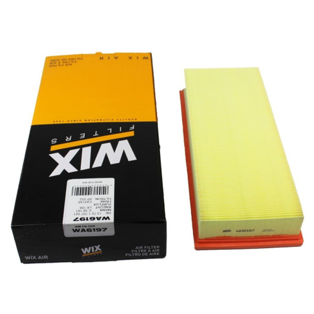 Повітряний фільтр для автомобіля Wixfiltron WA6197
