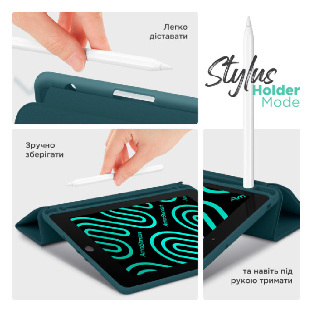 Чохол до планшета Armorstandart Smart Fold Pen Samsung Galaxy Tab S10 FE Pine Green (ARM85551)