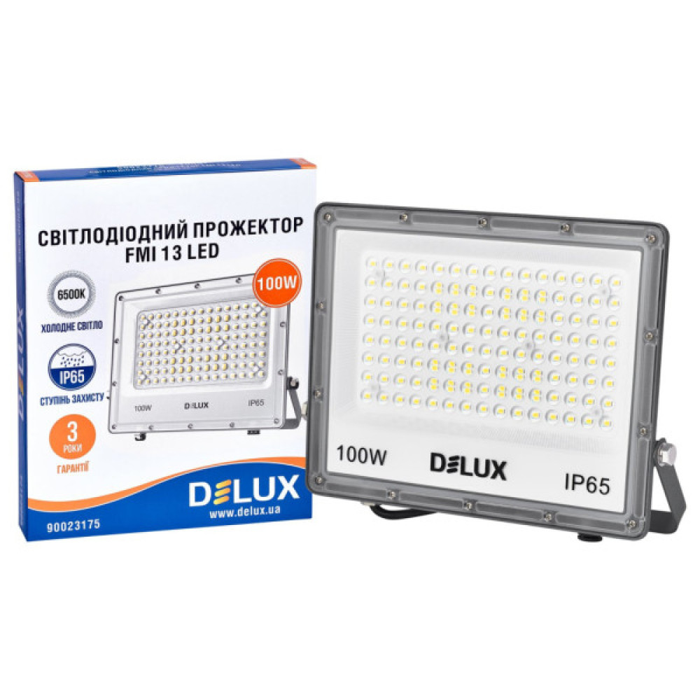 Прожектор Delux FMI 13 LED 100Вт 6500K IP65 (90023175)