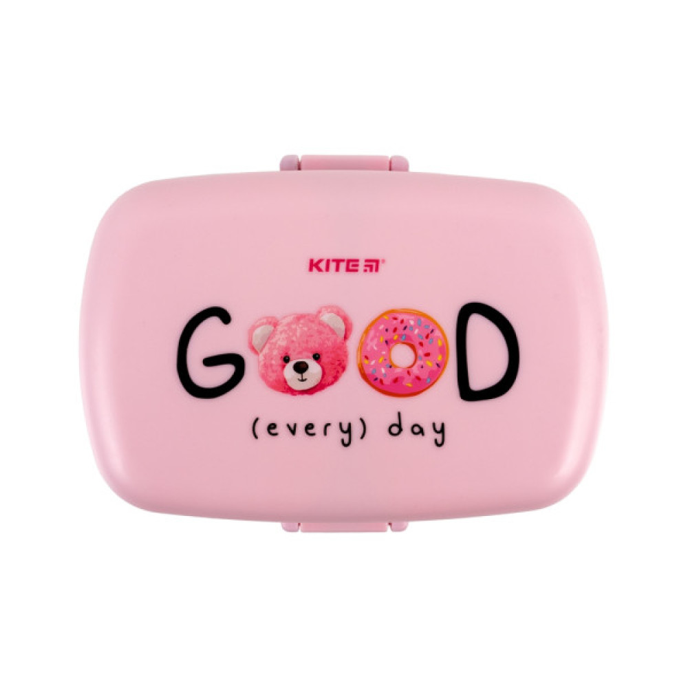 Ланч-бокс дитячий Kite з наповненням 1150 мл, рожевий (K23-180-1)
