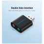 Звукова плата VENTION Audio USB 2х3,5mm jack Metal (VAB-S17-B)