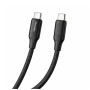 Дата кабель USB-C to USB-C 2.0m 3A 60W TPE embossed black ColorWay (CW-CBPDCC102-BK)