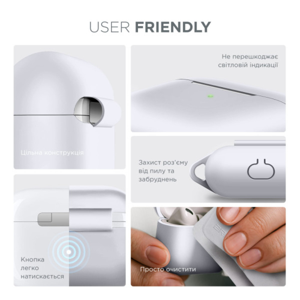 Чохол для навушників Armorstandart Hang Case For Apple Airpods Pro White (ARM56071)