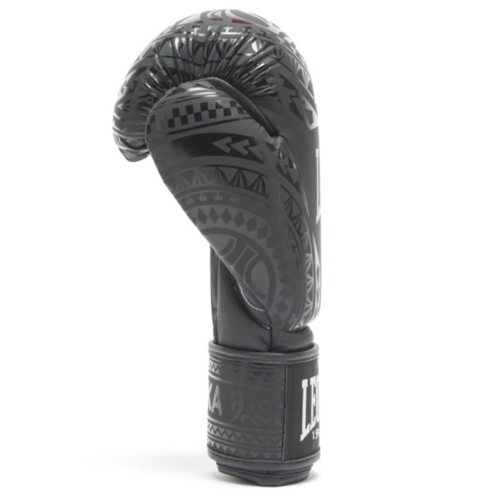 Боксерські рукавички Leone GN329 Haka Black 12 oz (GN329_Black_12oz)