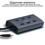 Концентратор Promate USB Hub 7 ports ezhub-7.grey (ezhub-7.grey) Концентратор Promate USB Hub 7 ports ezhub-7.grey (ezhub-7.grey)