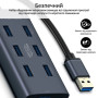 Концентратор Promate USB Hub 7 ports ezhub-7.grey (ezhub-7.grey) Концентратор Promate USB Hub 7 ports ezhub-7.grey (ezhub-7.grey)
