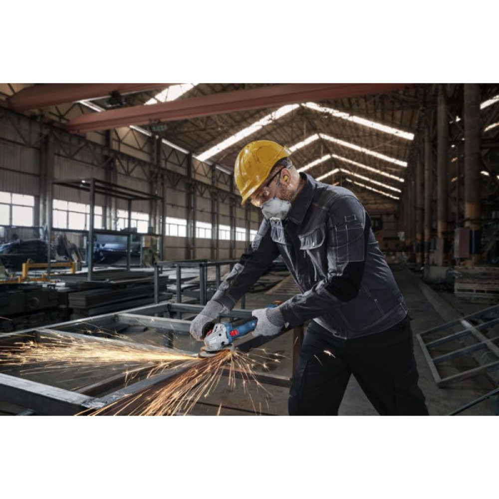 Шліфмашина кутова акумуляторна Bosch Professional GWS 18V-8 125мм 18В 1x4А·год 0-11000об·хв 1.6кг кейс ЗП GAL 18V-40