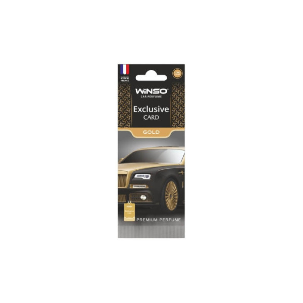 Ароматизатор для автомобіля WINSO Card Exclusive Gold (533130)