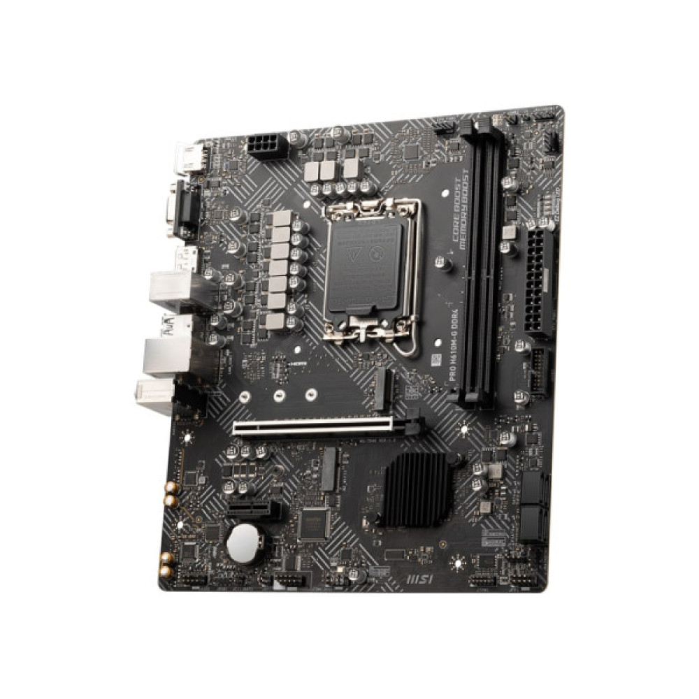 Материнcька плата MSI PRO H610M-G DDR4 s1700 H610 2xDDR4 M.2 HDMI DP D-Sub mATX