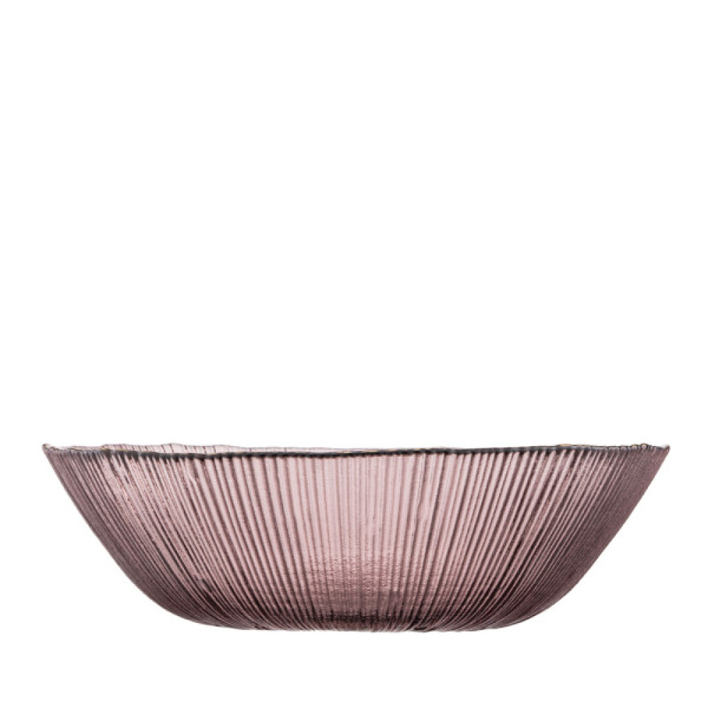 Салатник Ardesto Mallow 16.8см, скло, рожевий (AR5014)