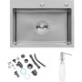 Мийка кухонна Kroner KDBrush5843HM (CV027235) Мийка кухонна Kroner KDBrush5843HM (CV027235)
