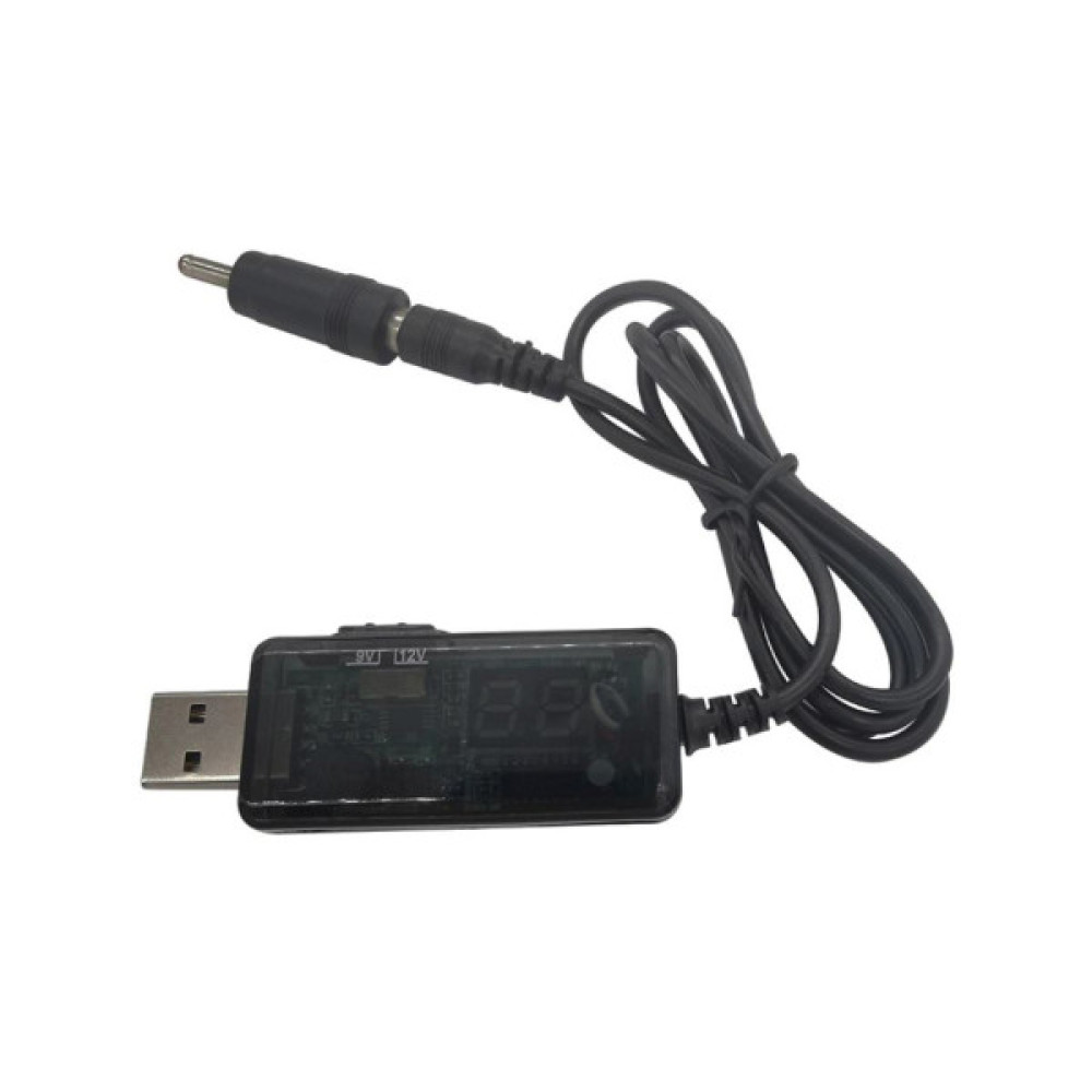 Кабель живлення USB to DC 3.5x1.35mm + 5.5x2.1mm 9V-12V Dynamode (KWS-912V)