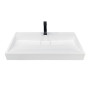 Раковина, умивальник Adamant VISION, штучний камінь, прямокут., з отвором для змішувача, без переливу, 1000х455х110мм, накладний, білий