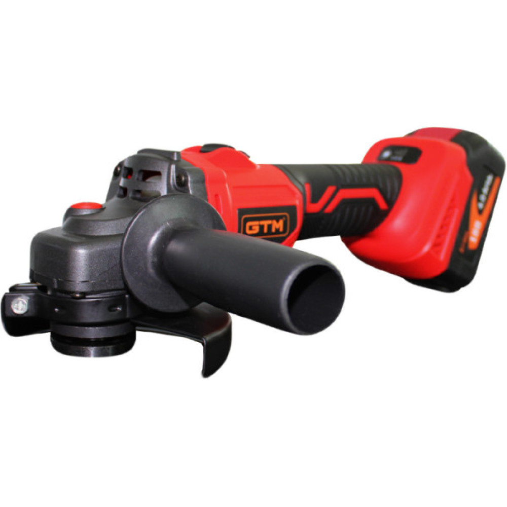 Шліфувальна машина GTM AGC18/125BL, 125мм, 18В, 3000-8500об/хв (без АКБ та ЗП) (AGC18/125BL_BARE TOOL)
