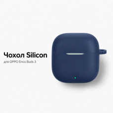 Чохол для навушників BeCover Silicon для OPPO Enco Buds 3 Blue (715909)