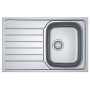 Мийка кухонна Franke Spark, нерж.сталь, прямокутник, з крилом, 790х500х160мм, чаша - 1, накладна, SKL 611-79, нерж декор Мийка кухонна Franke Spark, нерж.сталь, прямокутник, з крилом, 790х500х160мм, чаша - 1, накладна, SKL 611-79, нерж декор
