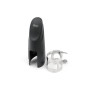Лігатура для саксофонів D'Addario Rico Ligature & Cap For Tenor Sax, Hard Rubber-Style Nickel-Plated (RTS1N) Лігатура для саксофонів D'Addario Rico Ligature & Cap For Tenor Sax, Hard Rubber-Style Nickel-Plated (RTS1N)