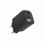 Зарядний пристрій Gembird 1xUSB-A (QC3.0 18W) + 1 Type-C (PD20W) LCD black (TA-UC-PDQC30LCD-BK-01) Зарядний пристрій Gembird 1xUSB-A (QC3.0 18W) + 1 Type-C (PD20W) LCD black (TA-UC-PDQC30LCD-BK-01)