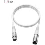 Мікрофонний кабель Fifine XLR Male to Female White 1.8 м (L9CW)
