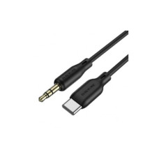 Кабель мультимедійний USB-C to 3.5mm M 1.0m silicone black BOROFONE (6941991101069)