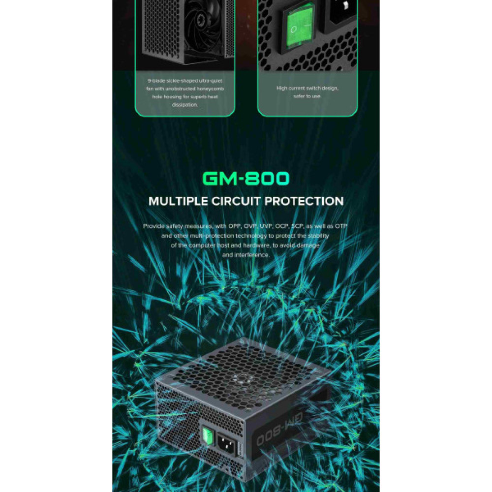 GAMEMAX GM-800 Modular  (GM-800  Modular )