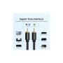 Кабель мультимедійний 1xRCA M to 1xRCA M 2.0m digital black Vention (VAB-R09-B200)