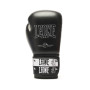 Боксерські рукавички Leone GN208 Iconic Black 16 унцій (бинти в комплекті) (GN208_Black_16oz)