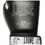 Боксерські рукавички Leone GN208 Iconic Black 16 унцій (бинти в комплекті) (GN208_Black_16oz)
