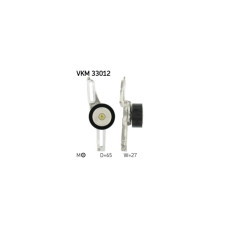 Ролик натягувача ременя SKF VKM 33012