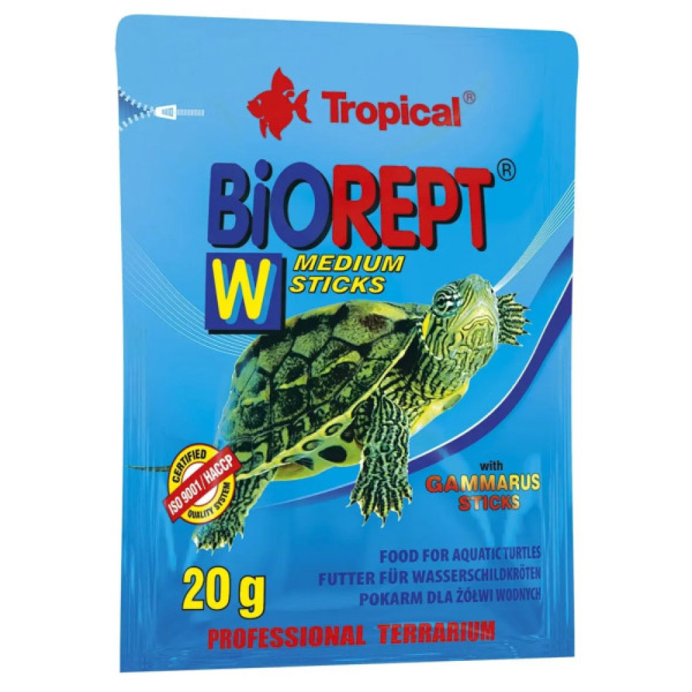 Корм для черепах Tropical Biorept W для земноводних і водних черепах 67 мл/20 г (5900469113417)