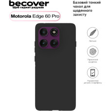 Чохол до мобільного телефона BeCover Motorola Edge 60 Pro Black (713774) Чохол до мобільного телефона BeCover Motorola Edge 60 Pro Black (713774)