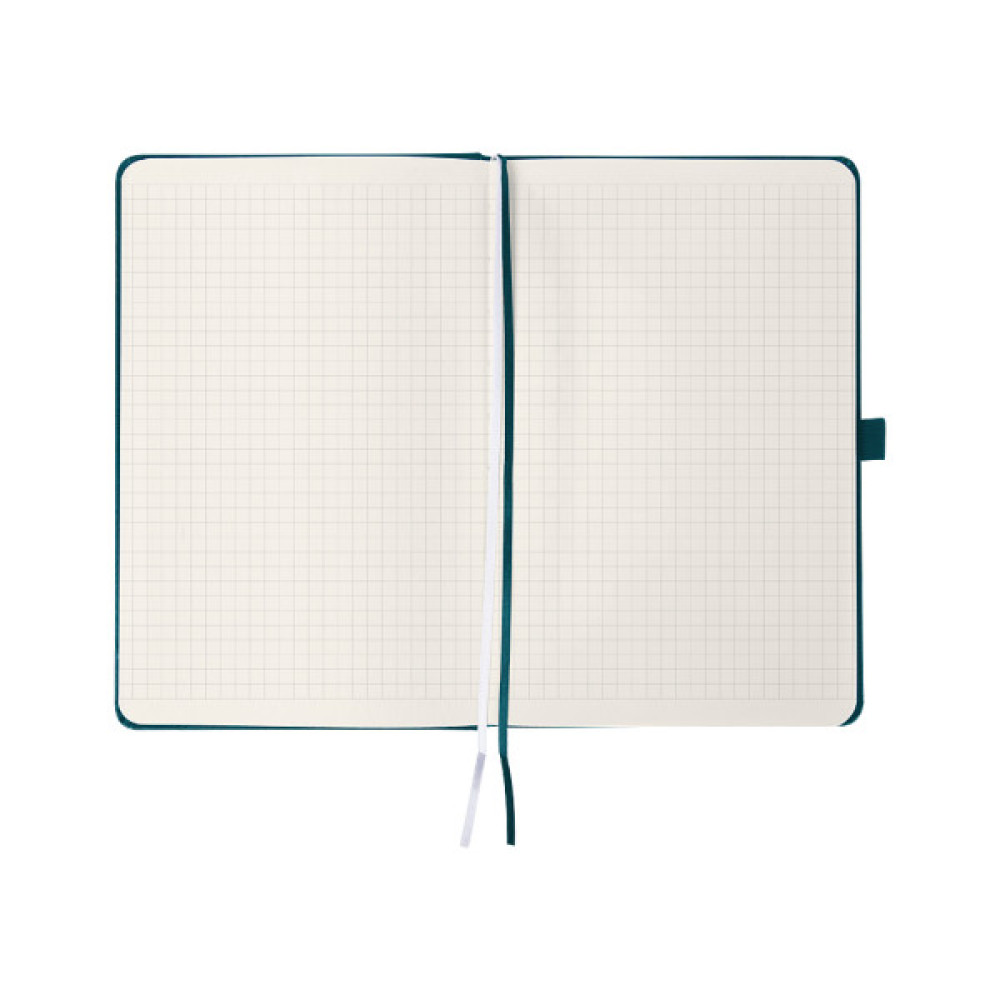 Книга записна Axent Partner Герб 125x195 мм 96 аркушів, клітинка малахітова (8201-31-4-A)