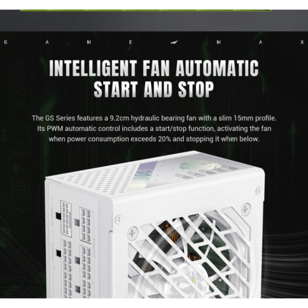 Блок живлення Gamemax 650W (GS 650G WH V25)