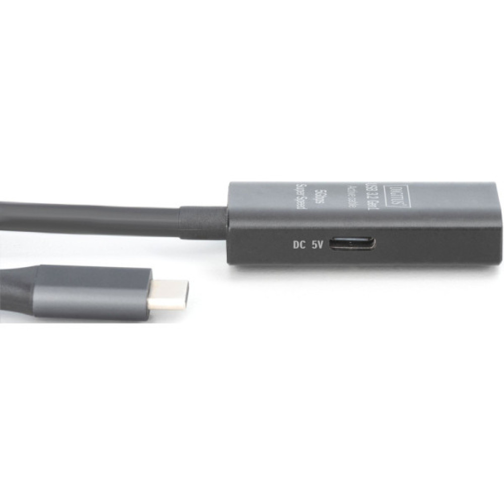 Дата кабель USB 3.2 AF to USB-C 10.0m Gen1 Active 5G Digitus (DA-73111)