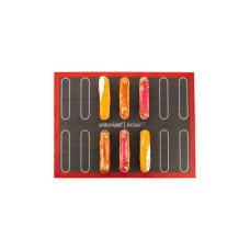 Кондитерський килимок Silikomart Air Mat Eclair & Choux для еклерів, профітролів 30х40 см (Air Mat Eclair & Choux)