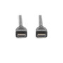 Кабель мультимедійний HDMI M to HDMI M 1.0m 8K Digitus (AK-330124-010-S)