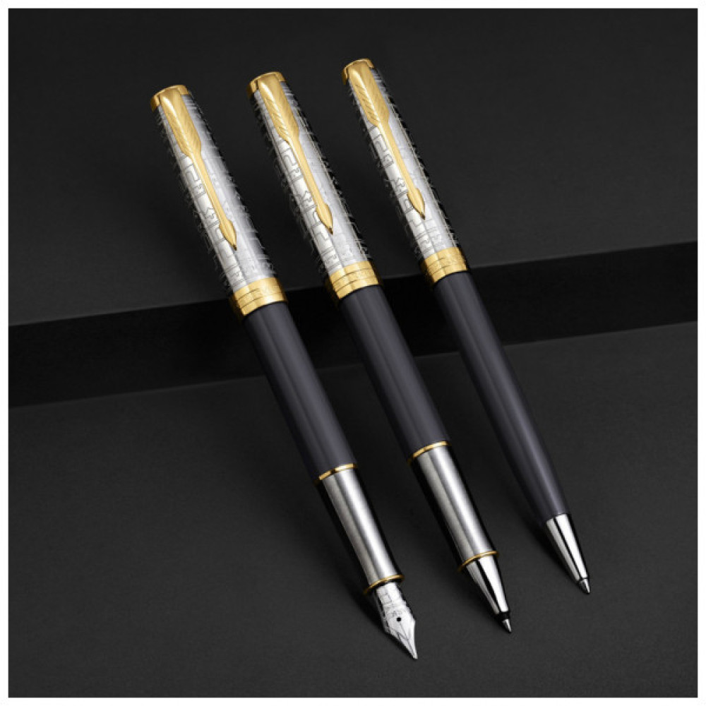 Ручка кулькова Parker SONNET 17 SE Ancient China Edition GT BP + чорн.чохол (88 832)