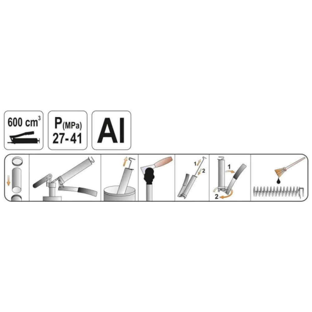 Шприц для мастила Yato YT-07042