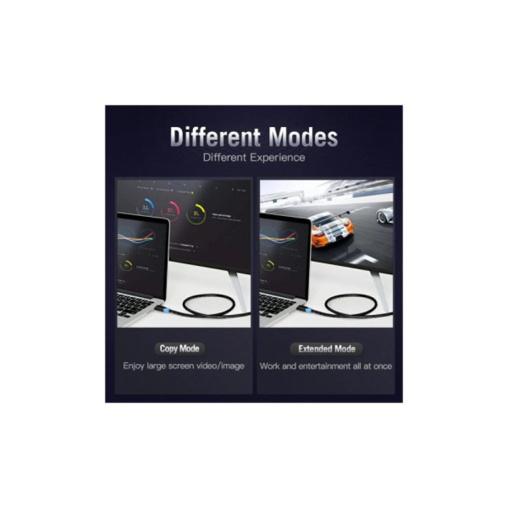 Кабель мультимедійний HDMI M to HDMI M 15.0m V2.0 4K 60Hz black VENTION (AACBN)