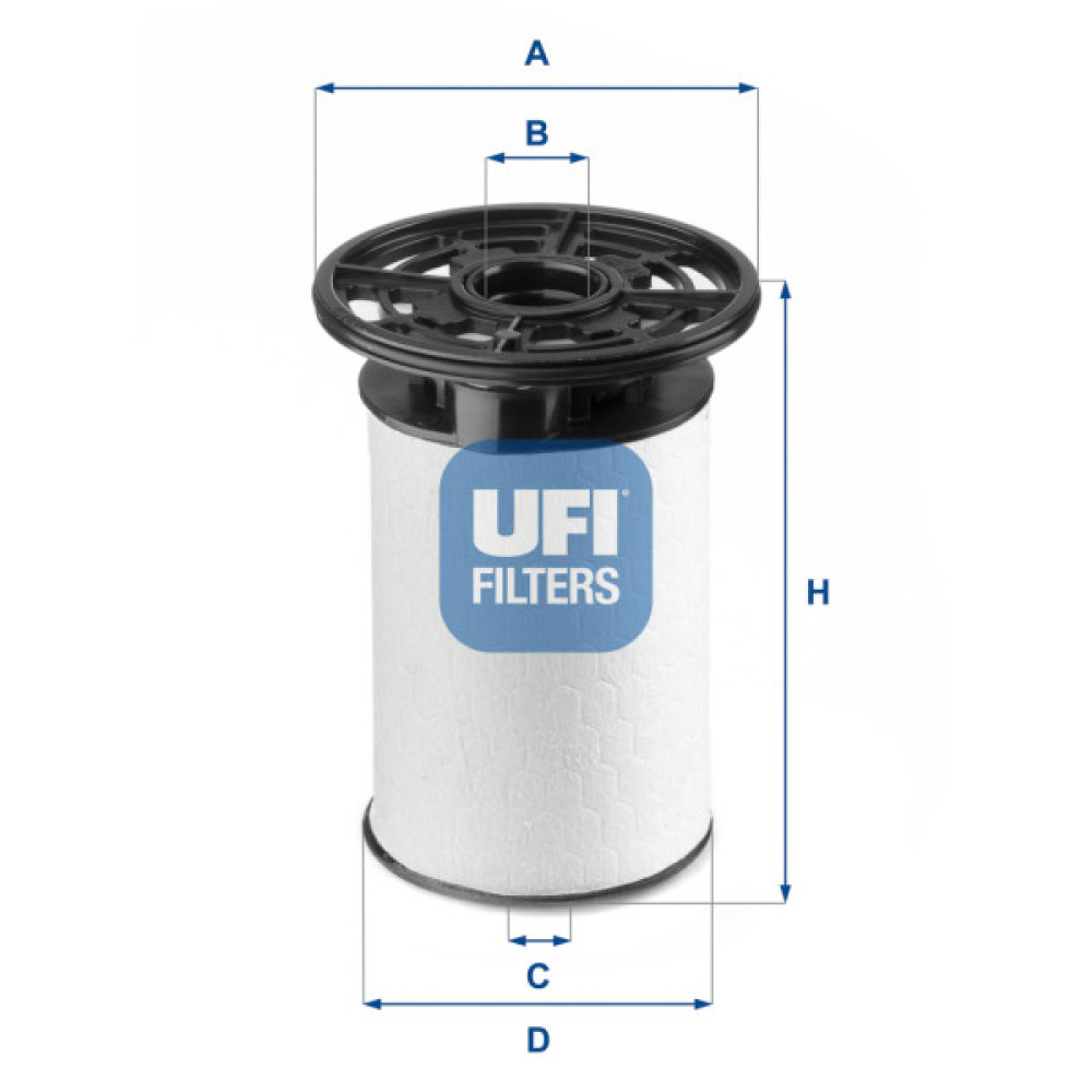 Фільтр паливний UFI 26.076.00