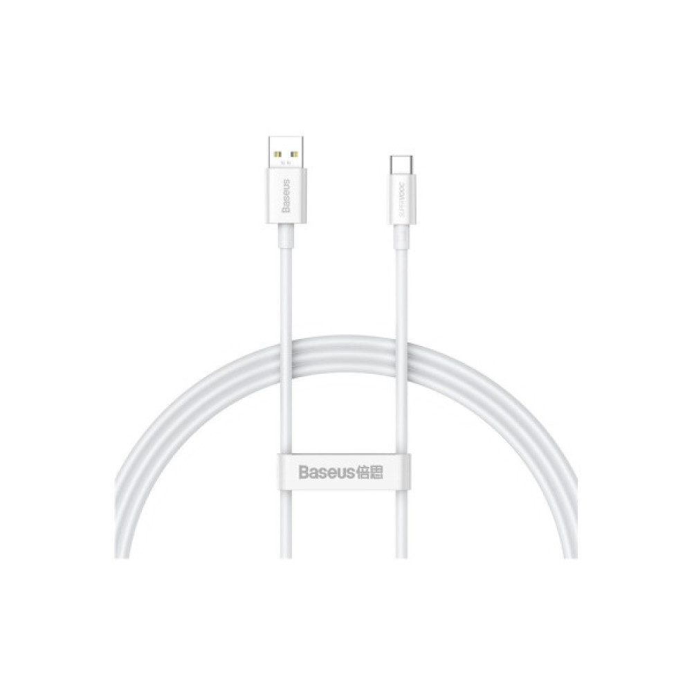 Дата кабель USB 2.0 AM to USB-C 1.0m Superior Fast Charging 60W white Baseus (CAYS000902)