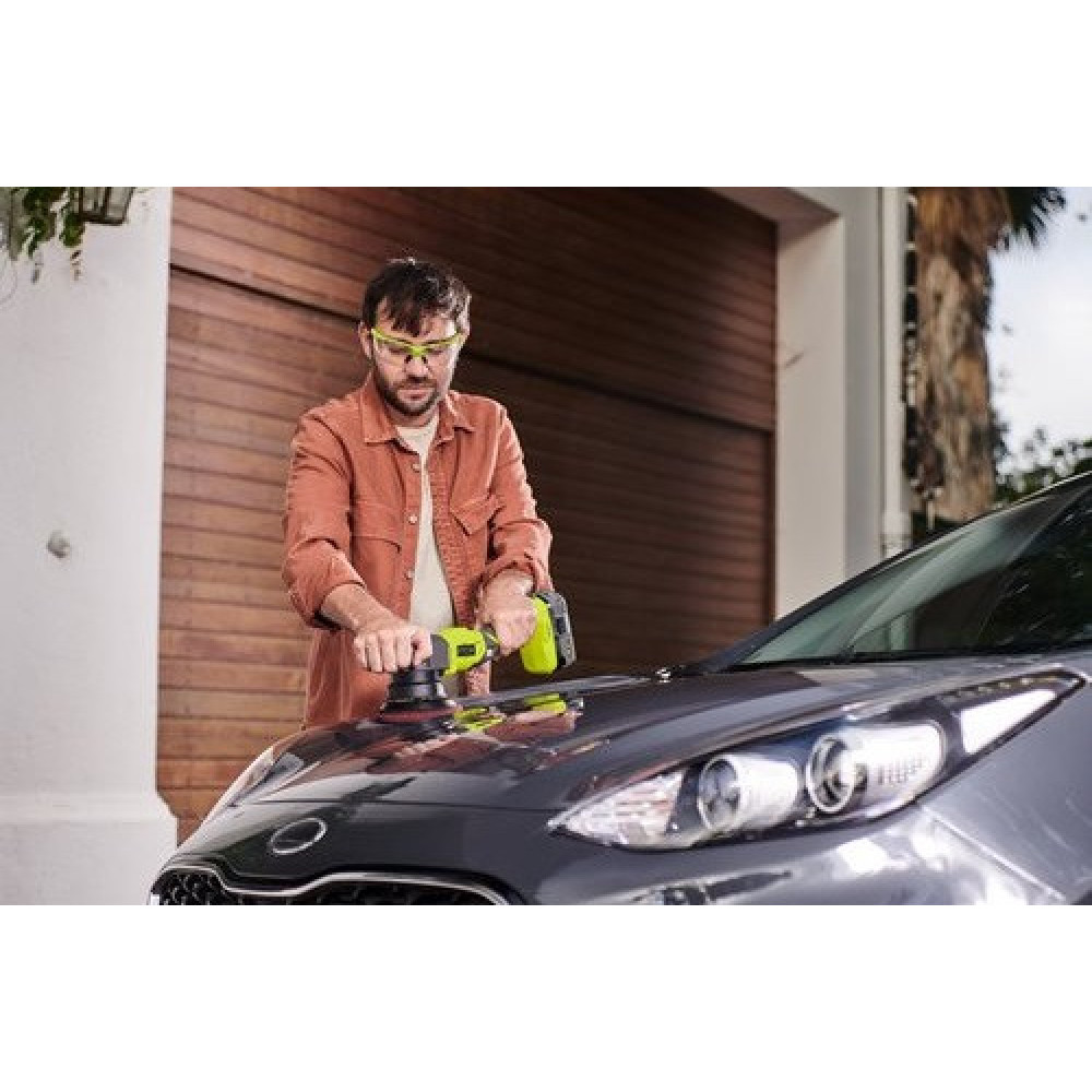 Шліфмашина полірувальна акумуляторна Ryobi ONE+ R18P-0 18В 125мм 3000-7500об·хв регулювання швидкості 1.8кг без АКБ та ЗП