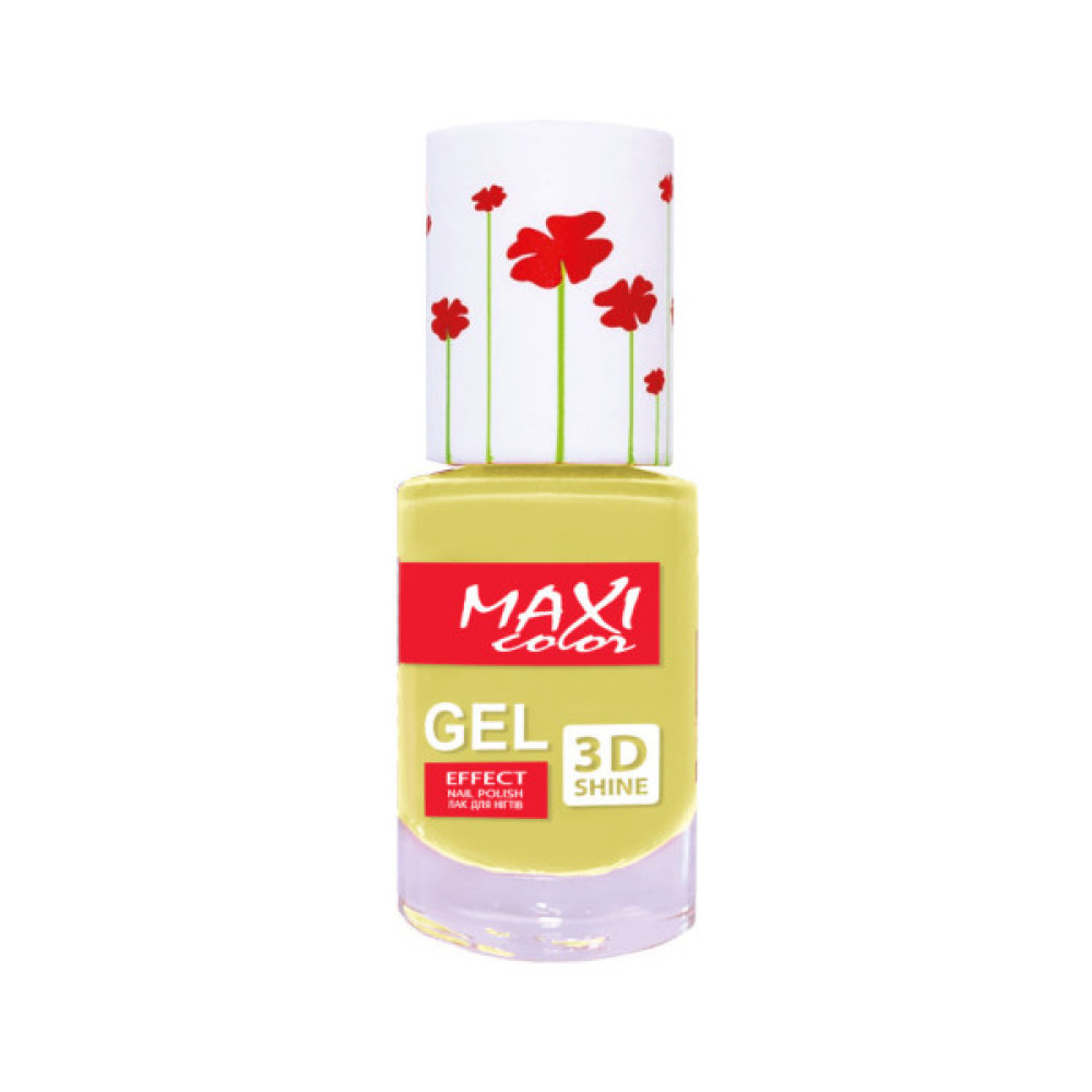 Лак для нігтів Maxi Color Gel Effect Hot Summer 19 (4823077504280)