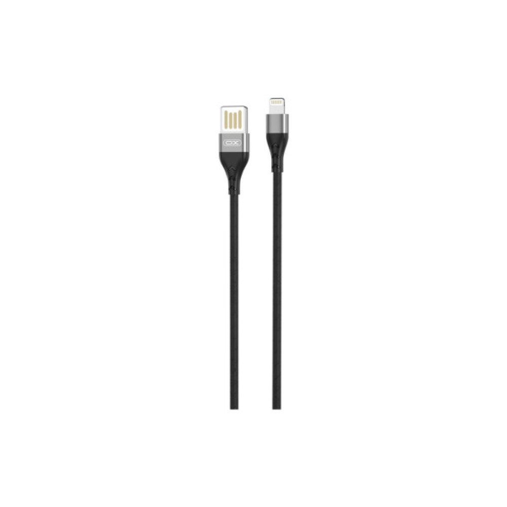 Дата кабель USB 2.0 AM to Lightning 1.0m 2.4A double-sided NB188 gray XO (6920680879694) Дата кабель USB 2.0 AM to Lightning 1.0m 2.4A double-sided NB188 gray XO (6920680879694)