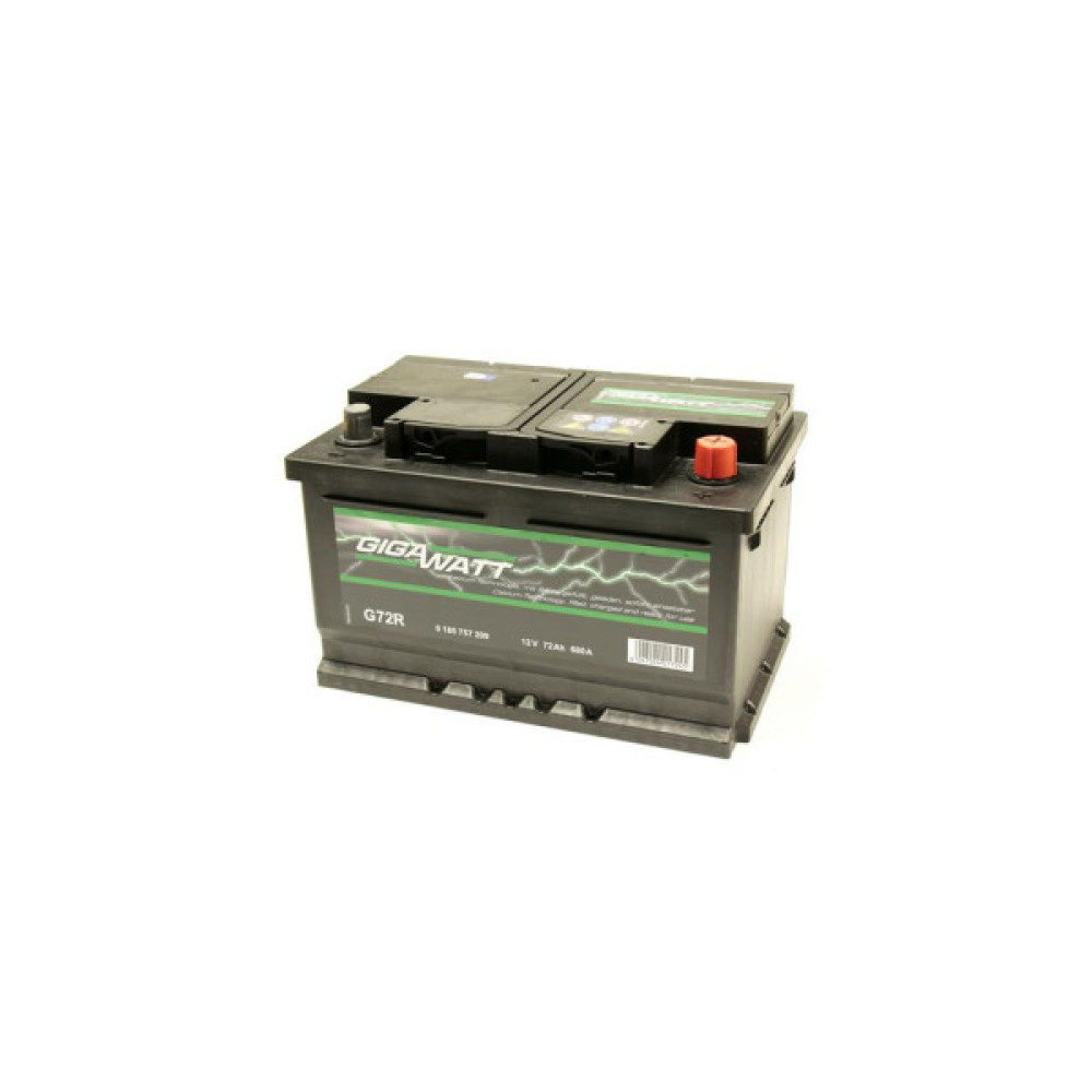 Акумулятор автомобільний GigaWatt 72А (0185757209)
